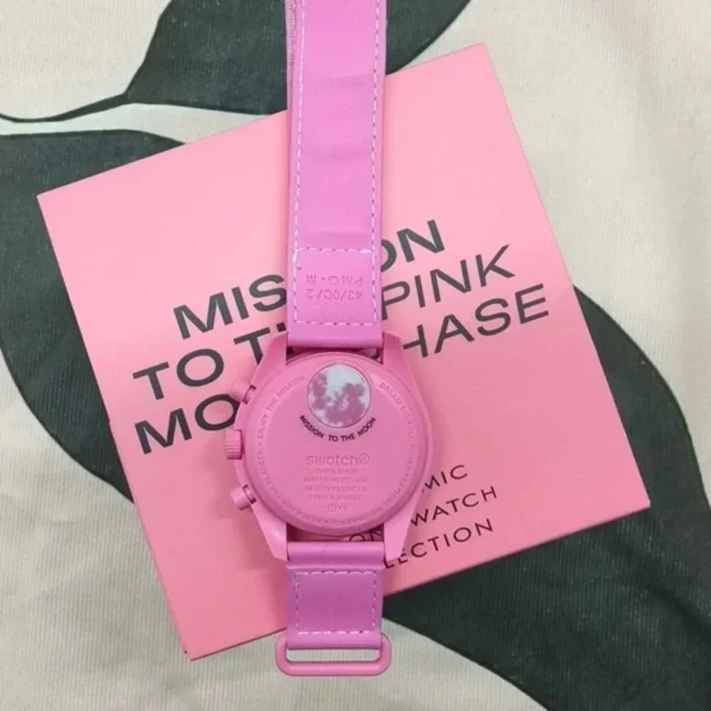 Swatch x Omega MISSION TO THE PINK MOONPHASE Watch